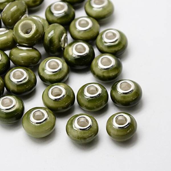 Handmade Porcelain European Beads