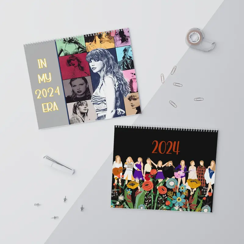 Eras Tour 2024 Wall Calendar, In My Eras Tour Taylor Swift Version Fan Gift For Her