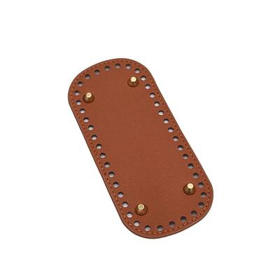Oval PU Leather DIY Handbag Bottom