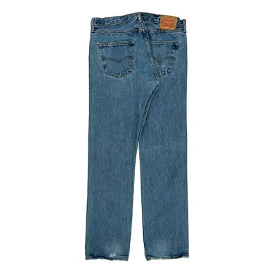 501 Levis Jeans - 33W 32L Blue Denim