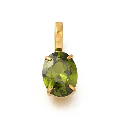 Ion Plating(IP) 304 Stainless Steel Rhinestone Pendants