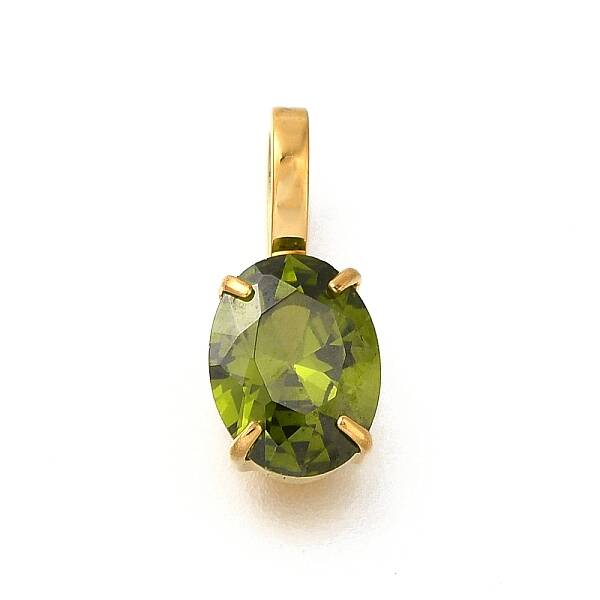 Ion Plating(IP) 304 Stainless Steel Rhinestone Pendants