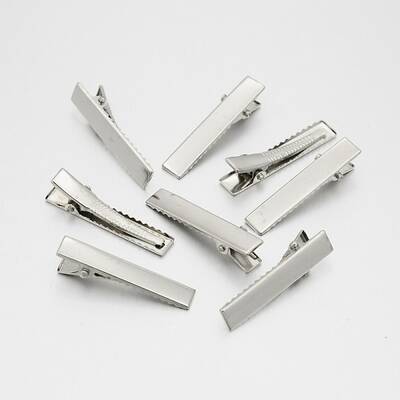 Iron Alligator Hair Clip Findings
