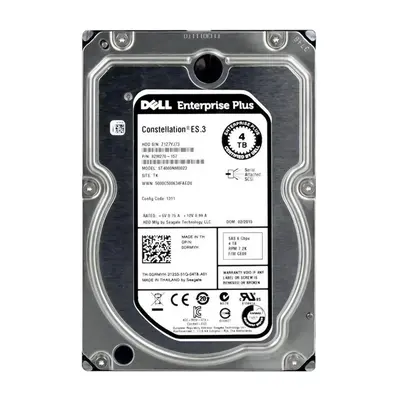 DRMYH Dell 4TB 6Gb/s SAS 7200 3.5-Inch Hard Drive