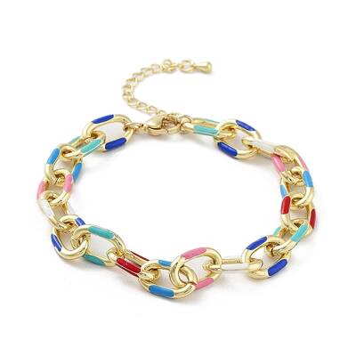 Brass Cable Chain Bracelets