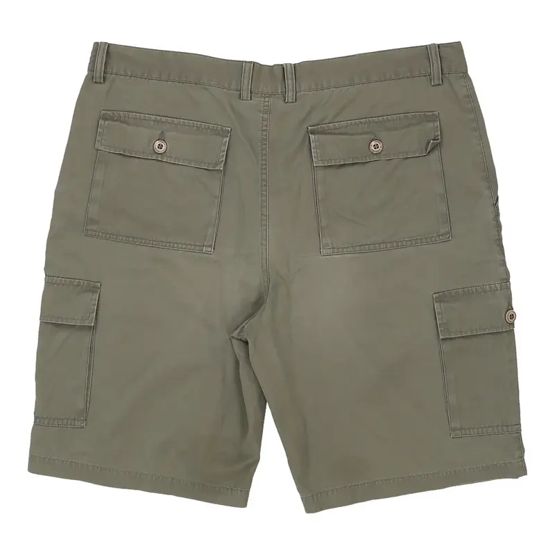 Blairmore Cargo Shorts - 40W 10L Khaki Cotton