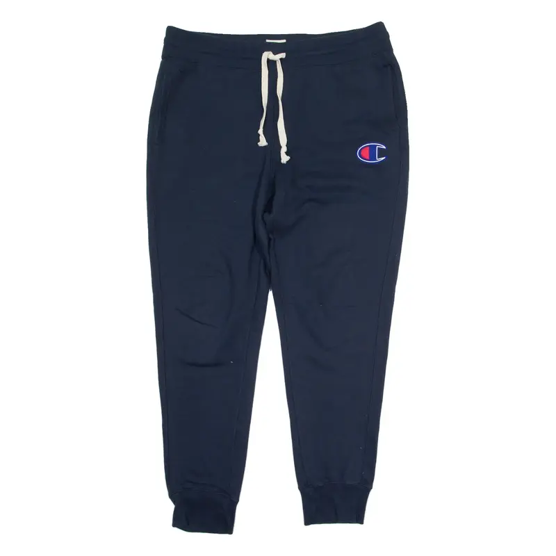 CHAMPION Mens Joggers Blue Tapered L W36 L30