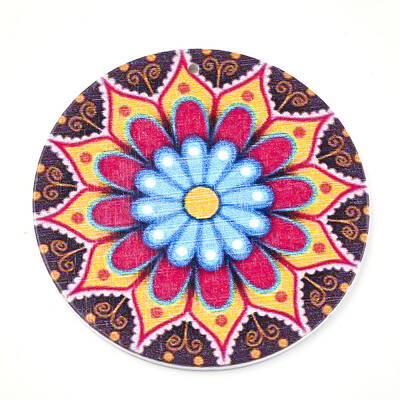 Printed Wooden Big Pendants