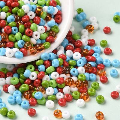 Opaque & Transparent & Metallic Colours Glass Seed Beads