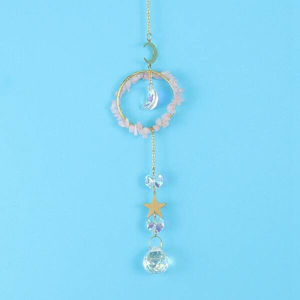 Glass & Brass Pendant Decorations