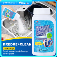 Liapu Strong Drain Cleaner for Kitchen and Bathroom Pipes, Suitable for All Types of Drain Cleaners - Dissolves 200 Clogs and...
