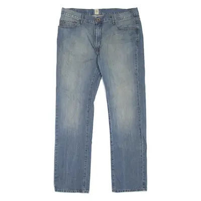 VOLCOM Mens Jeans Blue Regular Straight Stone Wash W38 L34
