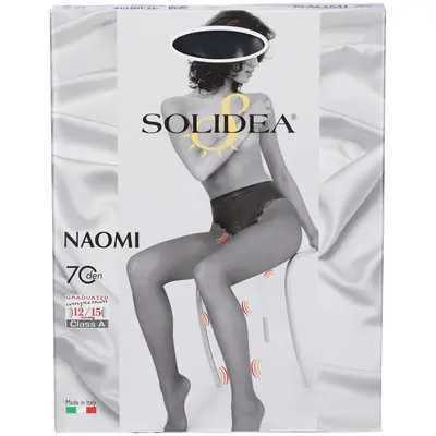 Solidea Naomi 70 Denier Sheer Tights Compression 12 15mmHg Moka 2M