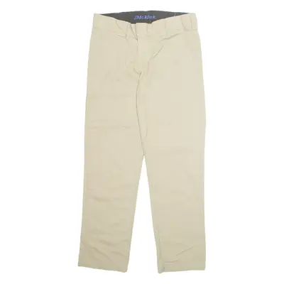 DICKIES Chino Workwear Mens Trousers Beige Slim Tapered W30 L28