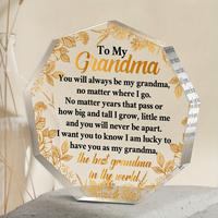 Irregular Shaped Acrylic Signage Plaque, 1 Set Letter & Leaf Pattern Transparent Acrylic Plaque, Creative Birthday Gift for G...