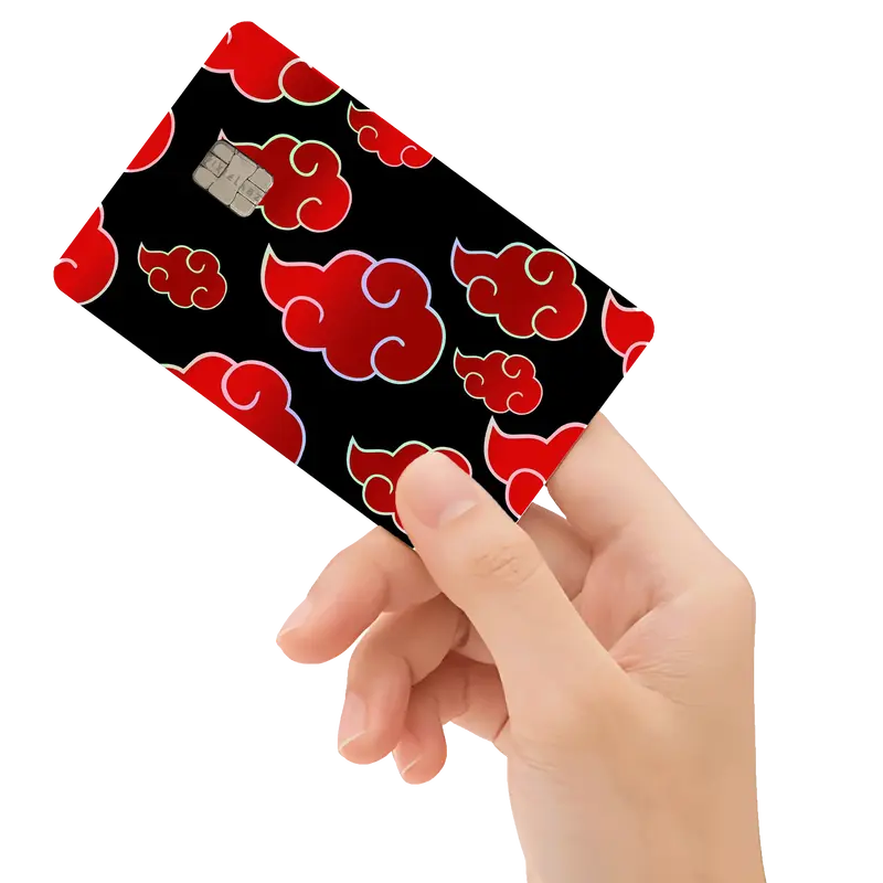 Anime Patterns Holographic Debit/Credit Card Decal