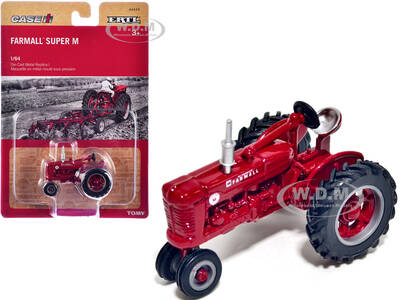 Farmall Super M Narrow Front Tractor Red 1/64 Diecast Model by ERTL TOMY