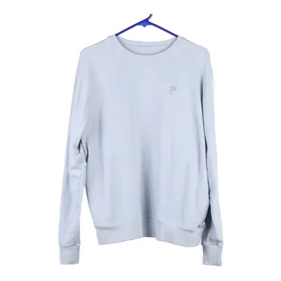 Fila Sweatshirt - Large Blue Cotton Blend