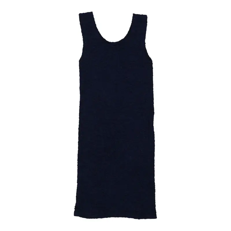 Unbranded Mini Dress - Small Navy Cotton Blend