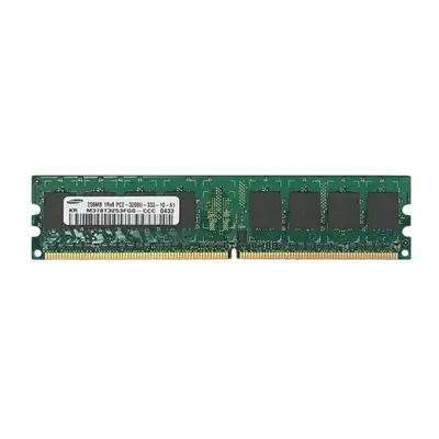 Samsung M378T3253FGO-CCC | 256MB DDR2-400MHz PC2-3200 Non-ECC Unbuffered UDIMM CL3 1Rx8 1.8V 240-Pin Memory Module