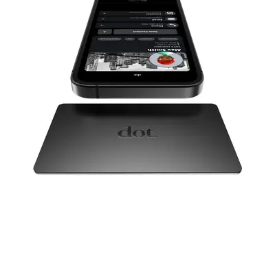 dot. Card - Metal Smart Business Card - Tap to Share - iPhone & Android