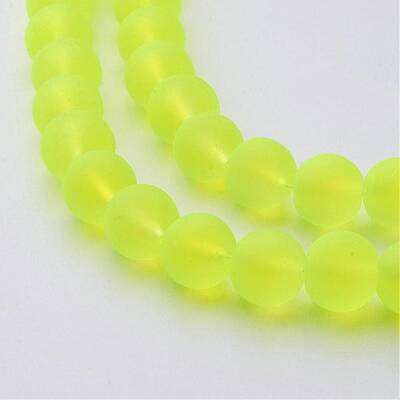 Transparent Glass Bead Strands