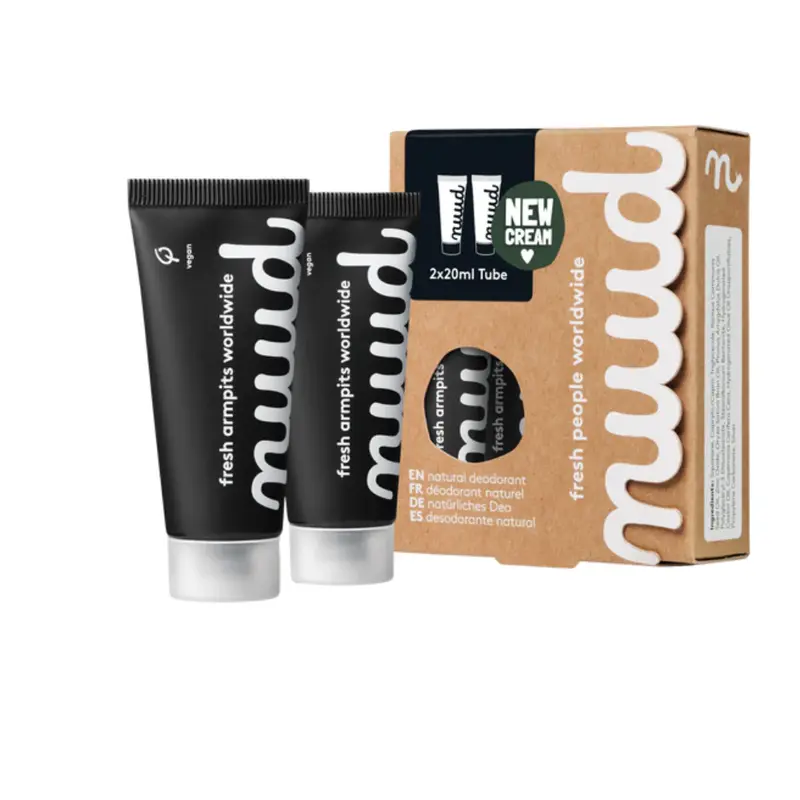 Nuud Smarter Pack, black cream deodorant (40 ml)