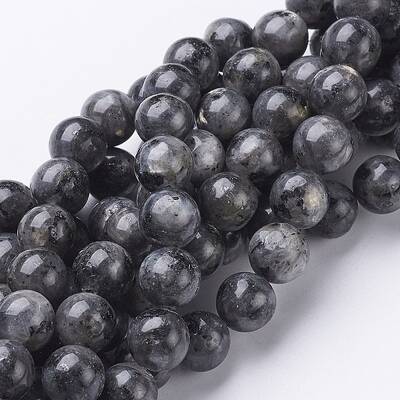 Natural Larvikite Beads Strands