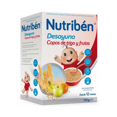 Nutribén Breakfast Flakes Wheat Fruit 750g