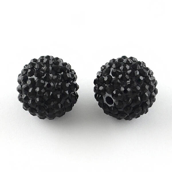 Resin Rhinestone Beads