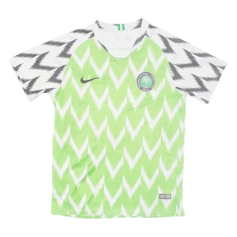 NIKE Nigeria Football Federation Mens Football Shirt Jersey Green S