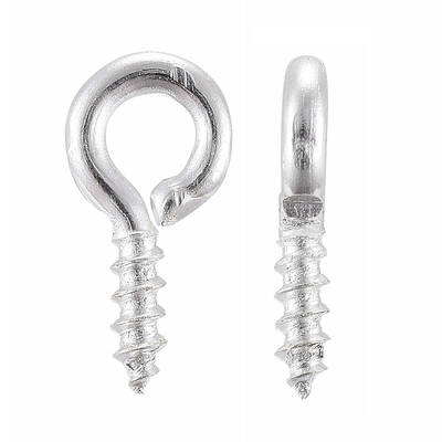 Iron Screw Eye Pin Peg Bails
