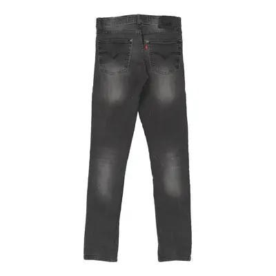 510 Levis Skinny Jeans - 28W UK 8 Black Cotton