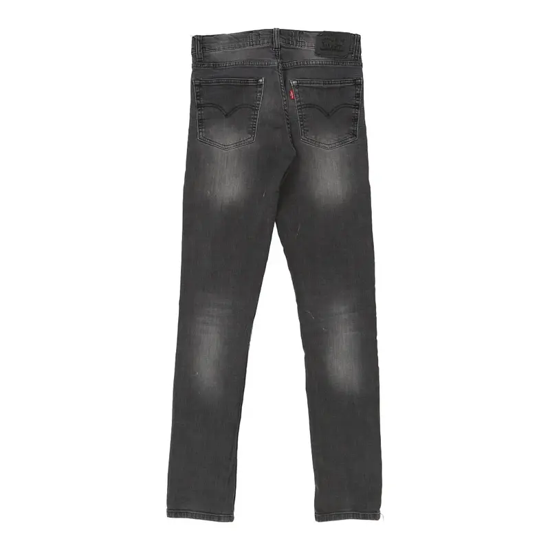 510 Levis Skinny Jeans - 28W UK 8 Black Cotton