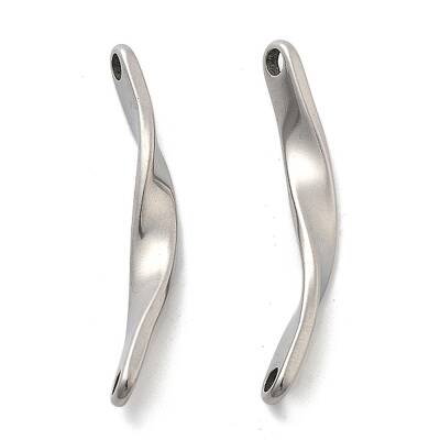Anti-Tarnish 202 Stainless Steel Connector Charms
