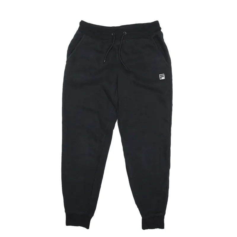 FILA Joggers Black Tapered Mens S W26 L25