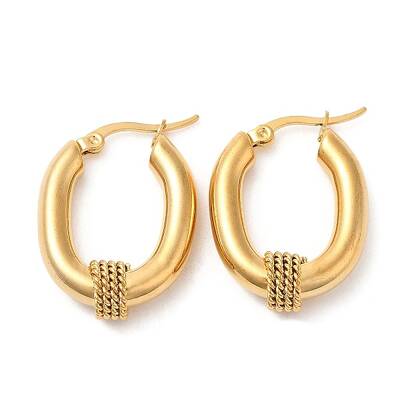 304 Stainless Steel Hoop Earrings