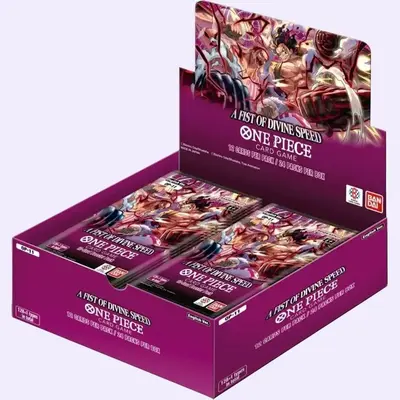 [ENG] One Piece OP11 A Fist of Divine Speed Booster Box Pulling Cards One Piece non-sports trading collection box Tcg Packs J...