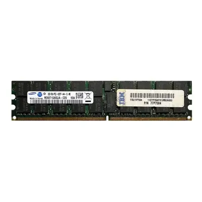 IBM 77P7504 | 16GB Kit (2x8GB) DDR2-400MHz PC2-3200 ECC Registered RDIMM CL3 4Rx4 1.8V 240-Pin Memory