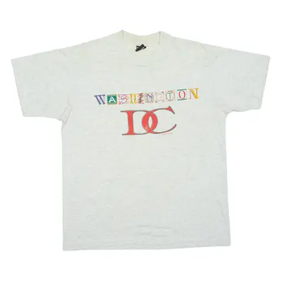 Washington Dc Mens T-Shirt Grey USA XL
