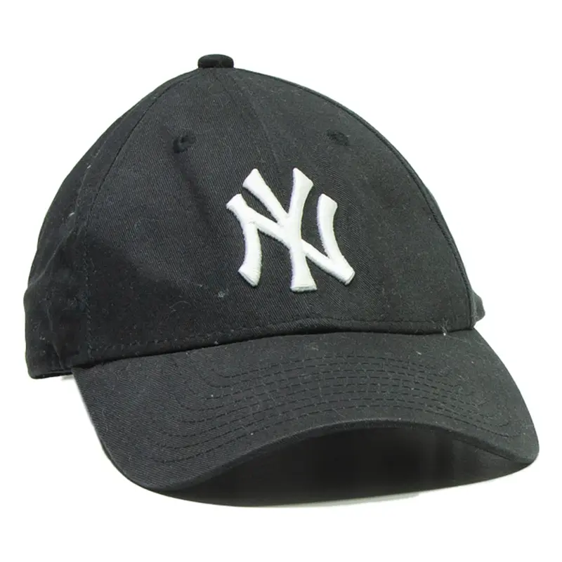 NEW ERA NY Mens Baseball Cap Black ONE SIZE