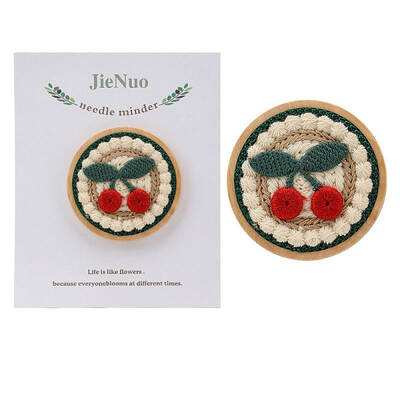 Wood Embroidery Magnetic Needle Pin
