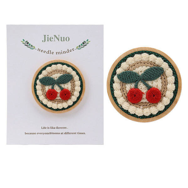 Wood Embroidery Magnetic Needle Pin