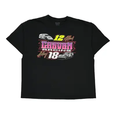 Craven Racing Gildan Graphic T-Shirt - 3XL Black Cotton Blend
