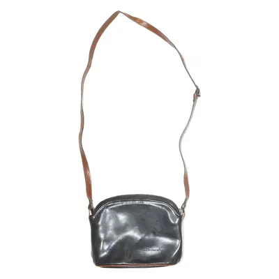 MONARCHY Womens Shoulder Bag Black Leather