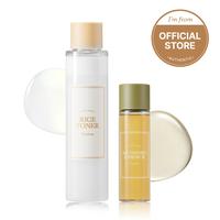 [I'm From Official Shop] Rice Toner, Mugwort Essence Duo Set - 77.78% Rice Extract from Korea, Glow Essence with Niacinamide,...