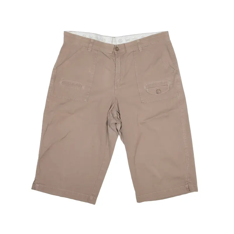 LEE 3/4 Length Casual Shorts Brown Regular Womens M W36