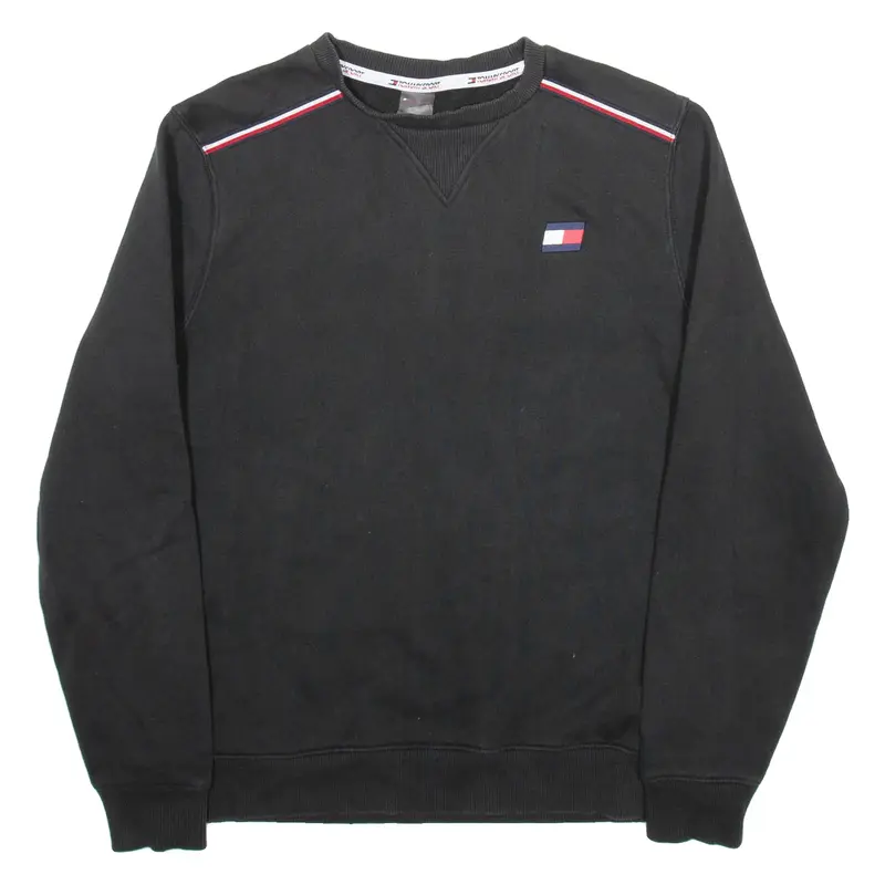 TOMMY HILFIGER Mens Sweatshirt Black S