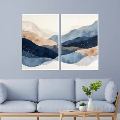 Serene Waves - Abstract Harmony
