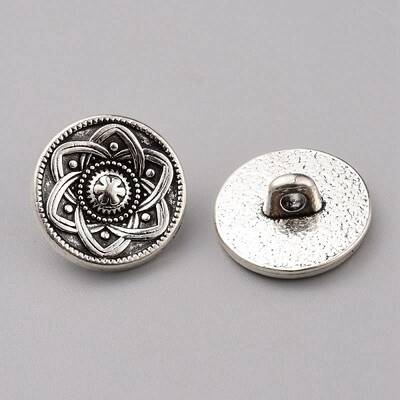 1-Hole Alloy Shank Buttons
